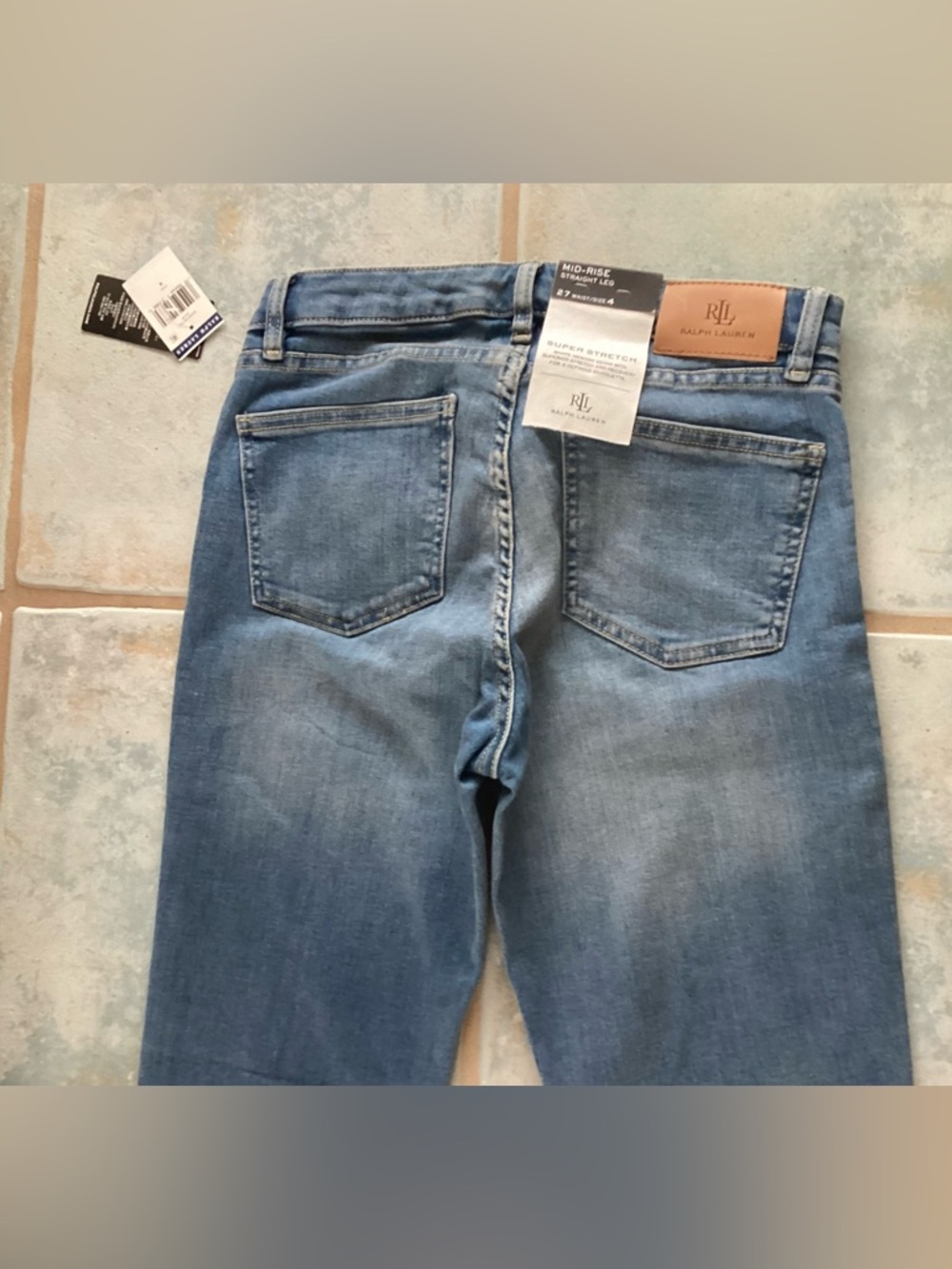 Lauren by Ralph Lauren mid rise straight leg size 4 NWT